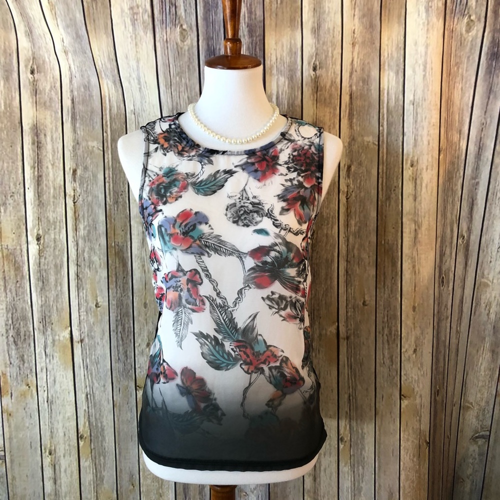 Top shop Floral Tank Top